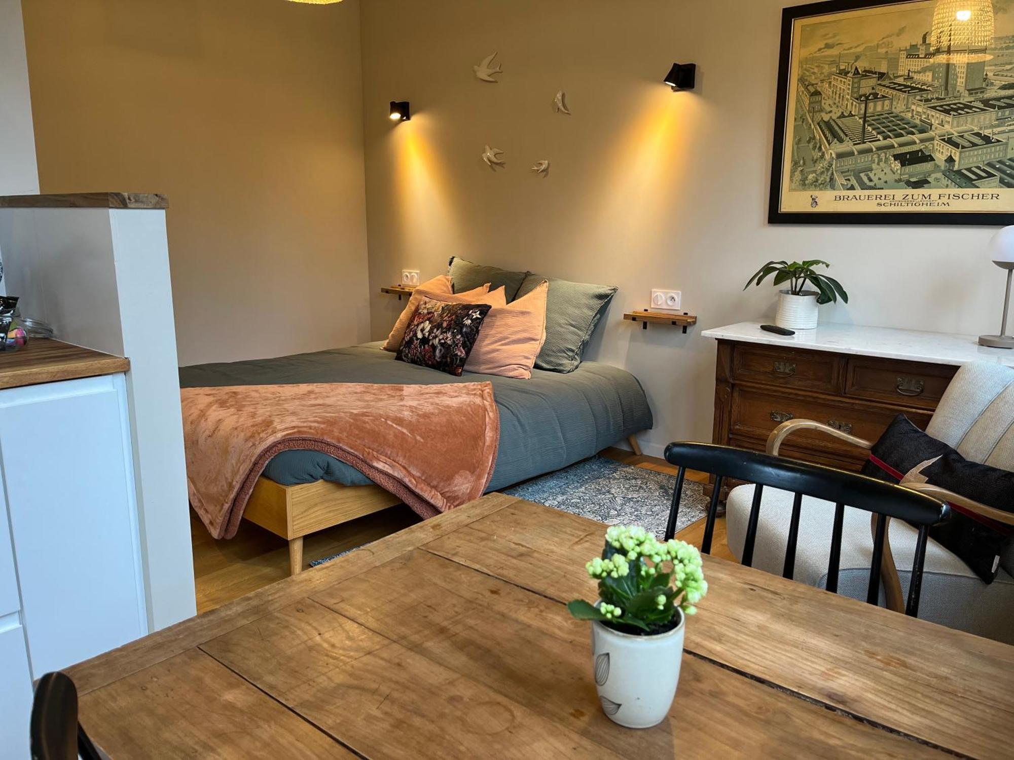 Studio De Charme Avec Terrasse Privee, Jardin Partage Bouxwiller  Luaran gambar